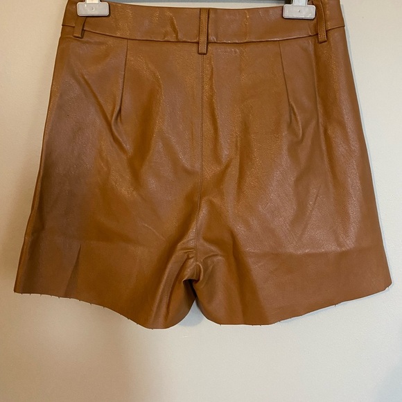 NWT Molly Bracken Faux Leather Shorts Size S - Picture 7 of 12